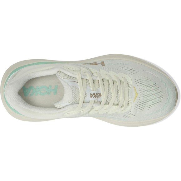 NIB Hoka One Women's Bondi 9 Running Athletic Sneakers TLSL WHITE GREEN D WIDE - Picture 4 of 9